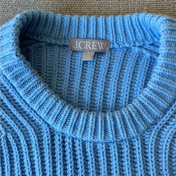 J. Crew Light Blue Ribbed Sweater - Picture 3 of 4